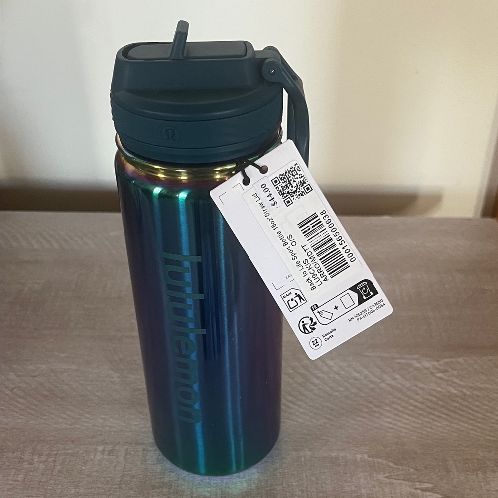 Lululemon Athletica Blue Iridescent Bottle